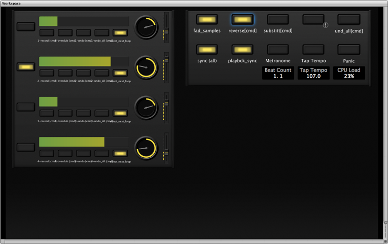 My first shot at a usable looper layout!